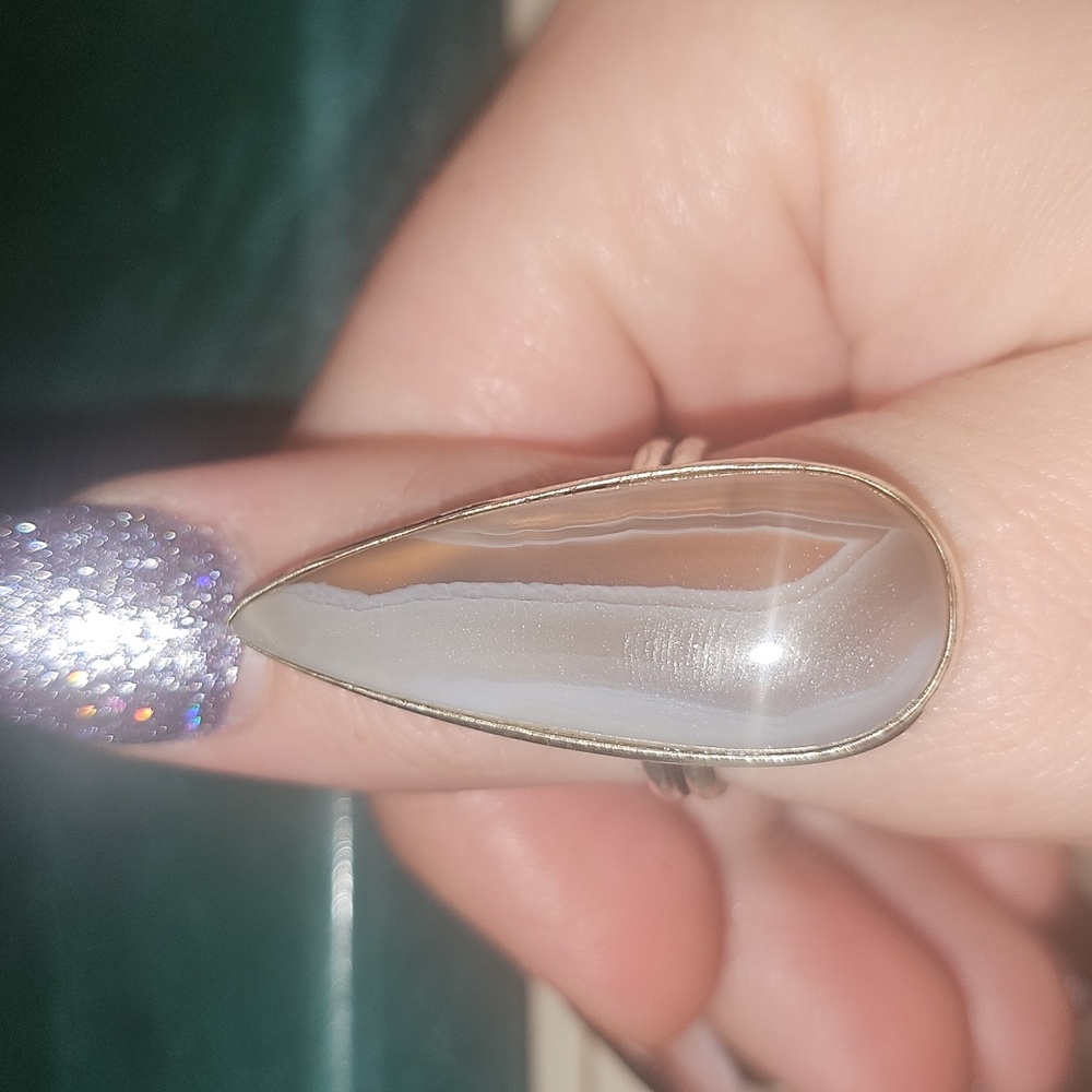 Sterling Silver Stone Ring